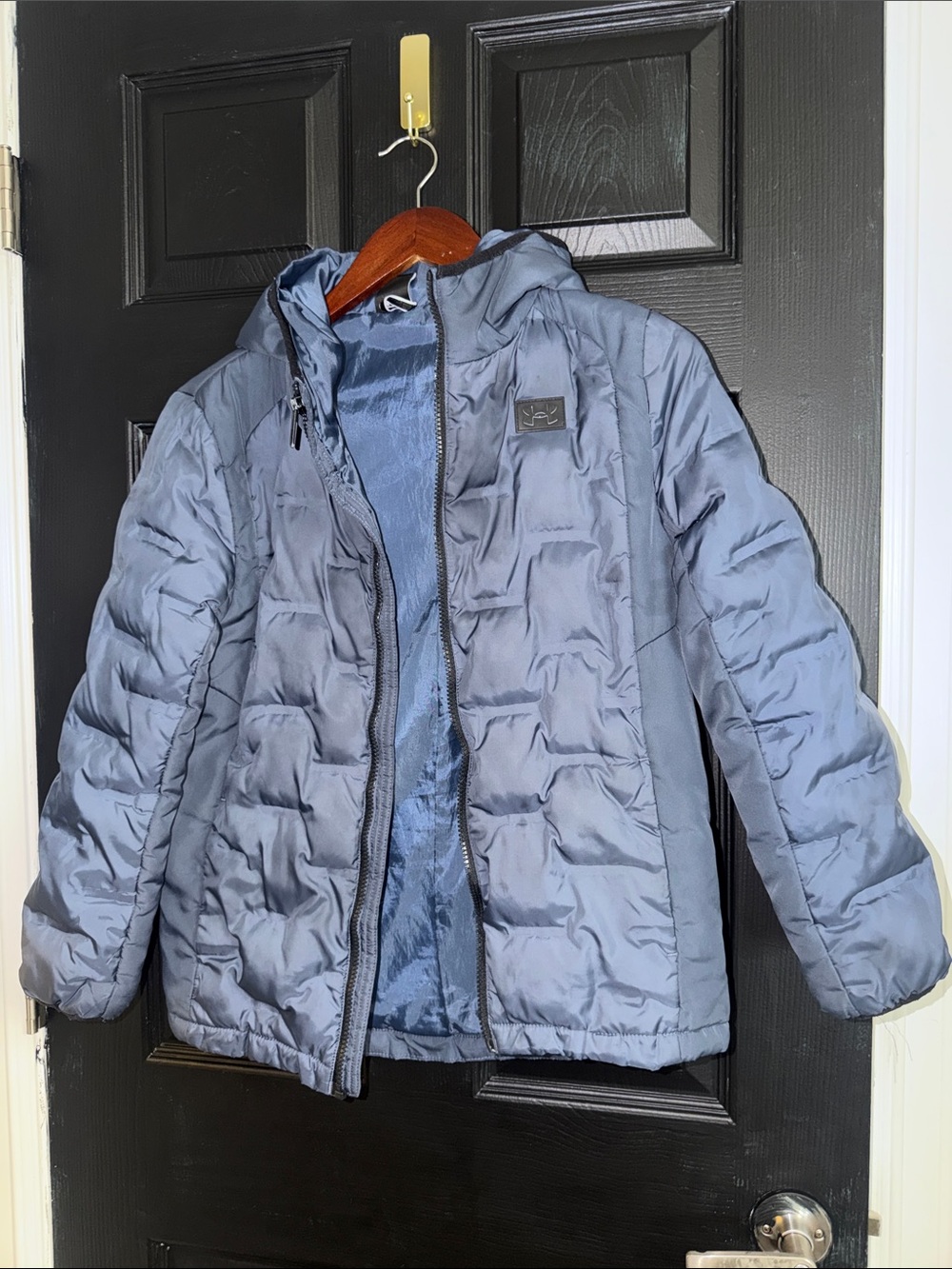 Under Armour Kids Hooded Puffer Jacket - Slate Blue